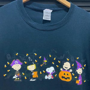 Vintage 00s Snoopy Peanuts Halloween Shirt Size XL