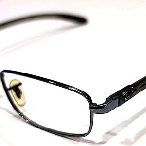 Ray Ban Brillengestell RB8405 Gunmetal Blau Rechteck Karbonfaser 53-18 140