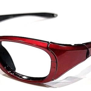 Liberty Sport REC SPECS MX30 Red Wrap Safety Glasses Frame NO Lenses 53-17 130