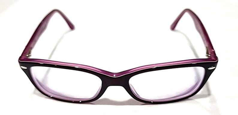 Ray Ban RB5228 2126 Brown Purple Square Eyeglasses 53-17 140 image 2