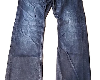 Banana Republic Mens Blue Jeans 34Wx32L Vintage Straight Boot Cut