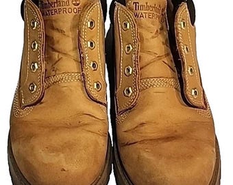 Timberland Work Boots Mens US 10M Brown Waterproof No Laces
