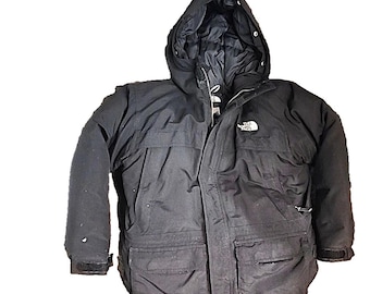 The North Face Teen/Boys Winter Goose Jacket Black Hooded Size Large Sz 44