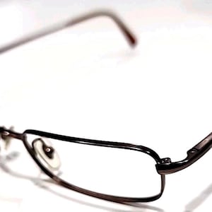 Ray Ban RB6060 2505 Brown Metal Rectangle Eyeglasses Frames 51-19-140