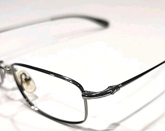 Police Float 4 VPL 803 COL. 0568 Eyeglasses Frames 51-21 Silver Black H18265‎ Police Float 4 VPL 803 COL. 0568 Eyeglasses Frames 51-21  main image 4