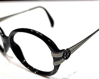 Giorgio Armani GA777/S No Lenses Black Oversized Sunglasses Frame 56-18 130