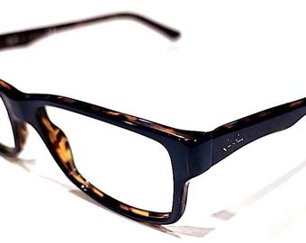 Ray Ban RB5245 5219 Blue Tortoise Rectangle Eyeglasses 54-17 145 VG