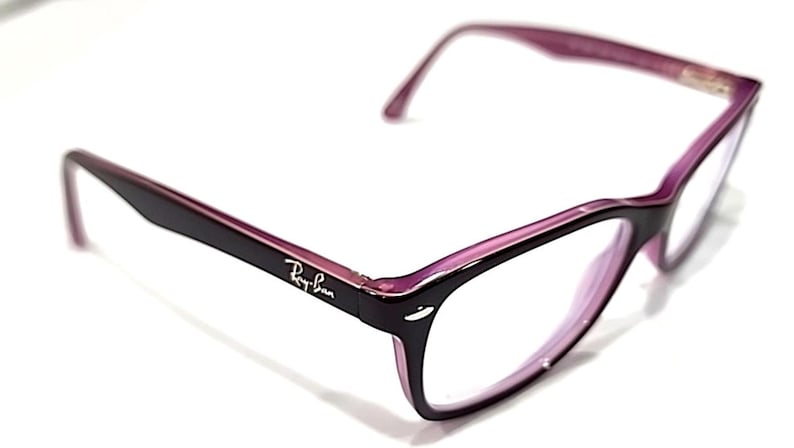 Ray Ban RB5228 2126 Brown Purple Square Eyeglasses 53-17 140 image 3