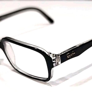 Ray Ban Jr RB1520 3529 Youth Sm Kids Glossy Black Rectangle Eyeglasses 47-15 125