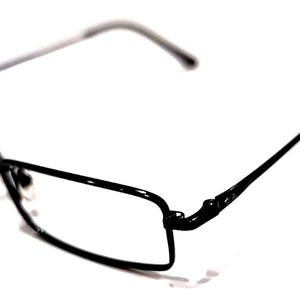Ray Ban RB7505 1017 Black Metal Rectangle Eyeglasses Frame 51-18-135
