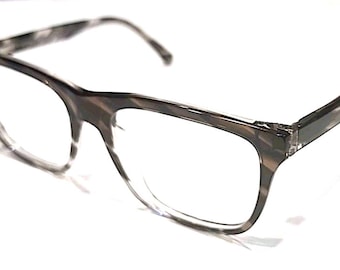Maui Jim MJO2127-11A LG Crystal Brown Striped Square Eyeglasses 55-18 145 Italy