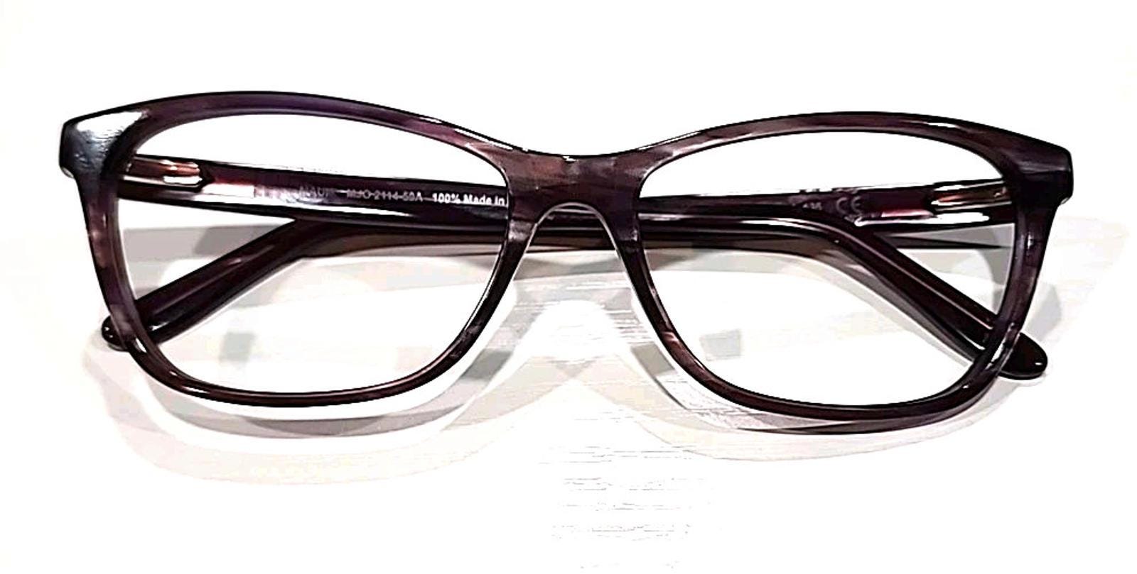 MAUI JIM MJO2114-59A Purple Violet Marbled Womens Eyeglasses Frames 53-16-135 Maui Jim NEW MJO2114 59A Purple Marble Cat Eye Eyeglasses  main image 3