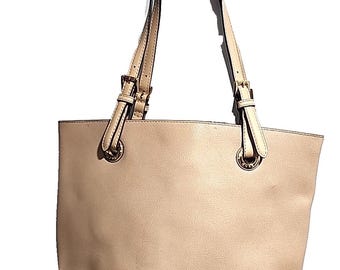 Michael Kors Beige Large Shoulder Hand Bag