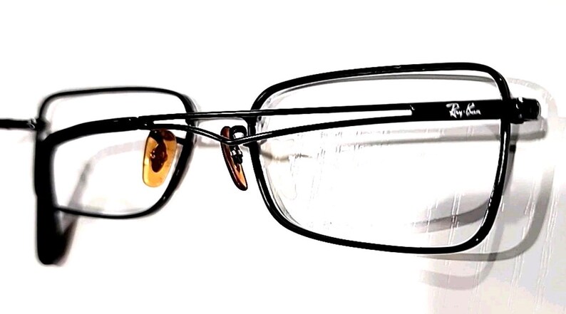 Gafas de sol Ray Ban RB6223 2509 con montura rectangular de metal negro, talla 53-17, 140 imagen 4