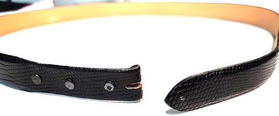 Clint Orms Select Java Lizard Skin Black Belt No … - image 2
