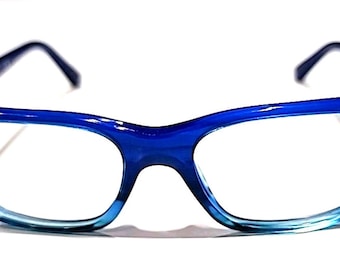 Ray Ban Jr RB1536 3731 Boys Kids Blue Fade Square Eyeglasses 48-16 130