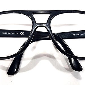 Ray Ban RB4124 601/71 Large Sz Black Pilot Sunglasses Frame No Lenses image 6