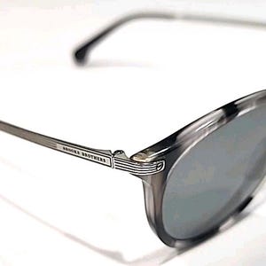 Brooks Brothers BB5039 No Lenses Gray Oval Sunglasses - Frame Only 56-17 145 image 3