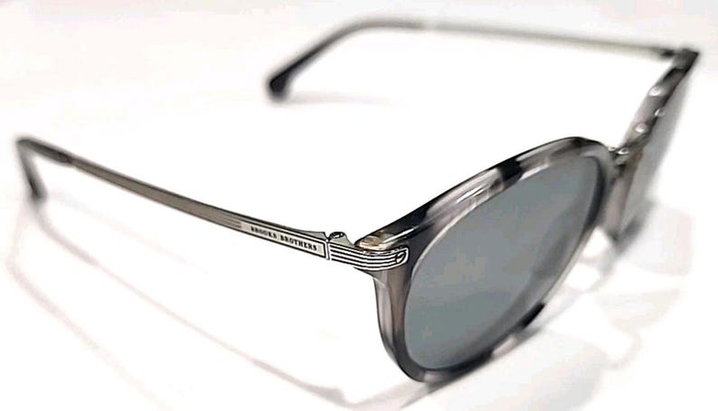 Brooks Brothers BB5039 No Lenses Gray Oval Sunglasses - Frame Only 56-17 145 image 3