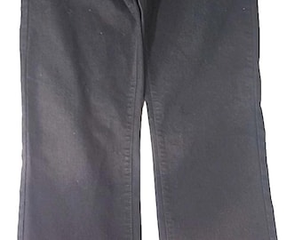Kenneth Cole Men’s Black Jeans Actual 42x29 Tapered Fit Classic Stretch Denim