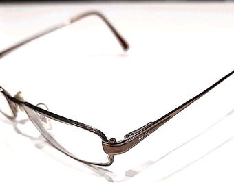 Gafas de sol Ray Ban RB8602 1033 de titanio marrón con montura rectangular, talla 50-18, 140