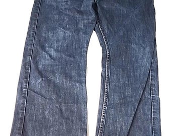 Nautica Men’s Blue Jeans Straight Relaxed Classic Denim Actual 38Wx30L