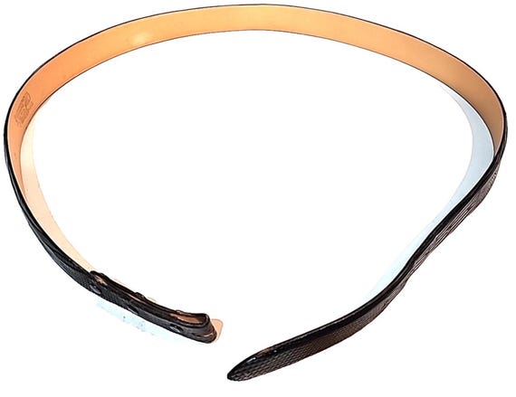 Clint Orms Select Java Lizard Skin Black Belt No … - image 1