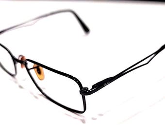 Ray Ban RB6223 2509 Black Metal Rectangle Eyeglasses Frame 53-17 140