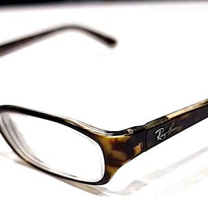 Ray Ban RB5088 2192 Tortoise Brown Rectangle Frame Eyeglasses 52-16 135