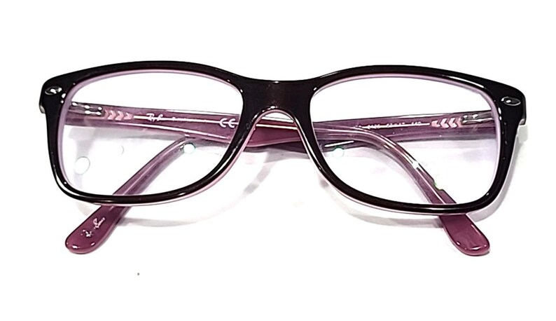 Ray Ban RB5228 2126 Brown Purple Square Eyeglasses 53-17 140 image 7