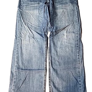 Levi's 505 Mens Jeans Actual 36x29 Blue Denim Straight Leg Regular Fit Boot Cut image 1