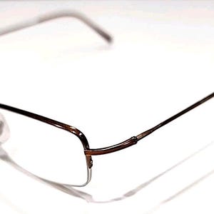 Ray Ban RB8511 1005 Brown Metal Rectangle Eyeglasses Frame 50-19