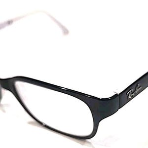Ray Ban Jr RB1527 3579 Youth Sm Kids Glossy Black Rectangle Eyeglasses 47-15 125