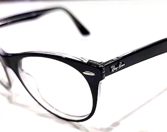 Ray Ban RB2185 1294/3M Round Black Sunglasses Frame Italy 55-18 145