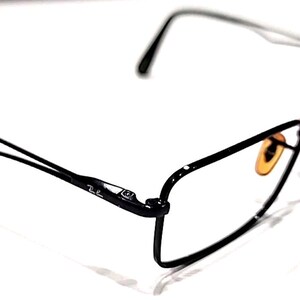 Gafas de sol Ray Ban RB6223 2509 con montura rectangular de metal negro, talla 53-17, 140 imagen 3