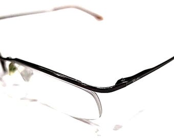Ray Ban RB6039 2511 Brown Half Rim Rectangle Eyeglasses 52-19 135 NO Lenses