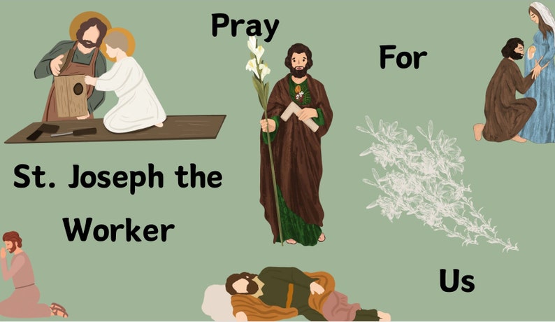 St Joseph Desktop Wallpaper Digital - Etsy