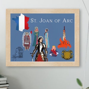 St Joan of Arc Digital Catholic Art