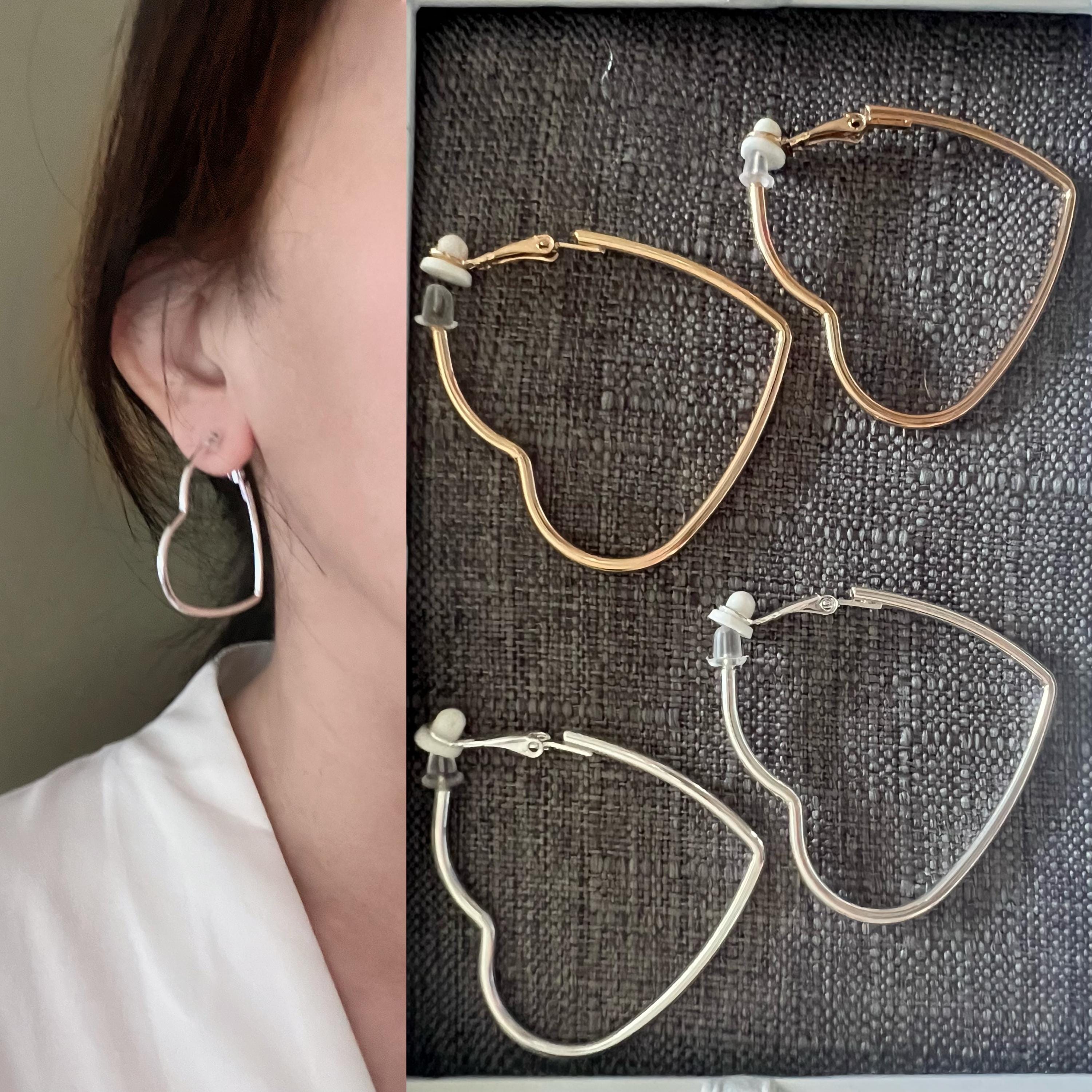 Boucles d'Oreilles Cœur Nacré | perle en forme de cœur – Les Petits Imprimés