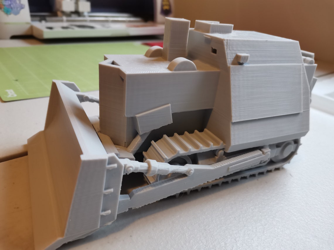 Unpainted 3D Printed Killdozer - Etsy