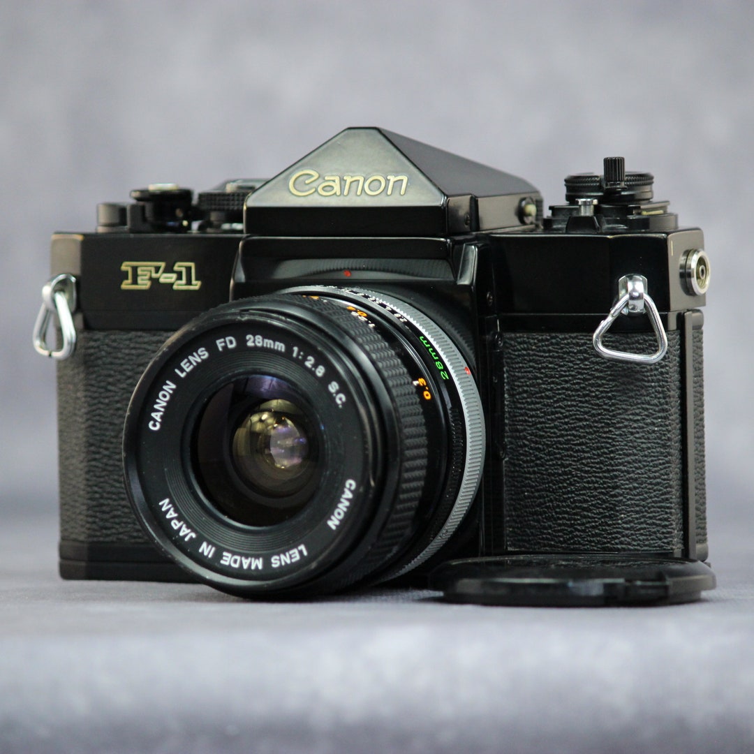 Canon F1 Film Camera With FD 28mm 12.8 Lens tjv1546 Etsy