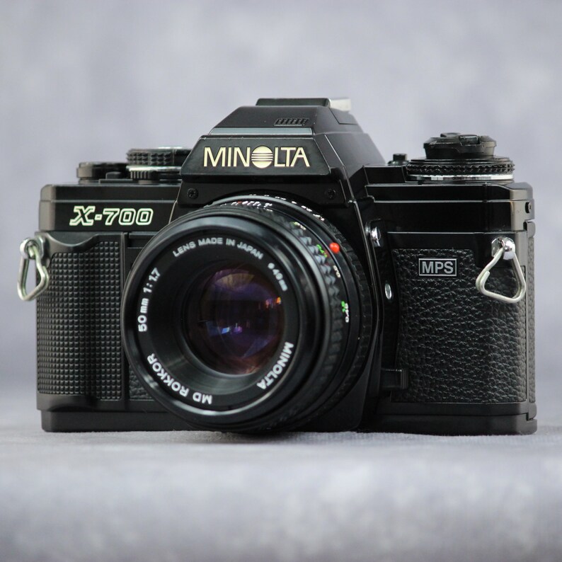 Minolta X700 Film Camera With MD 50mm 11.7 Lenstjv1593 Etsy