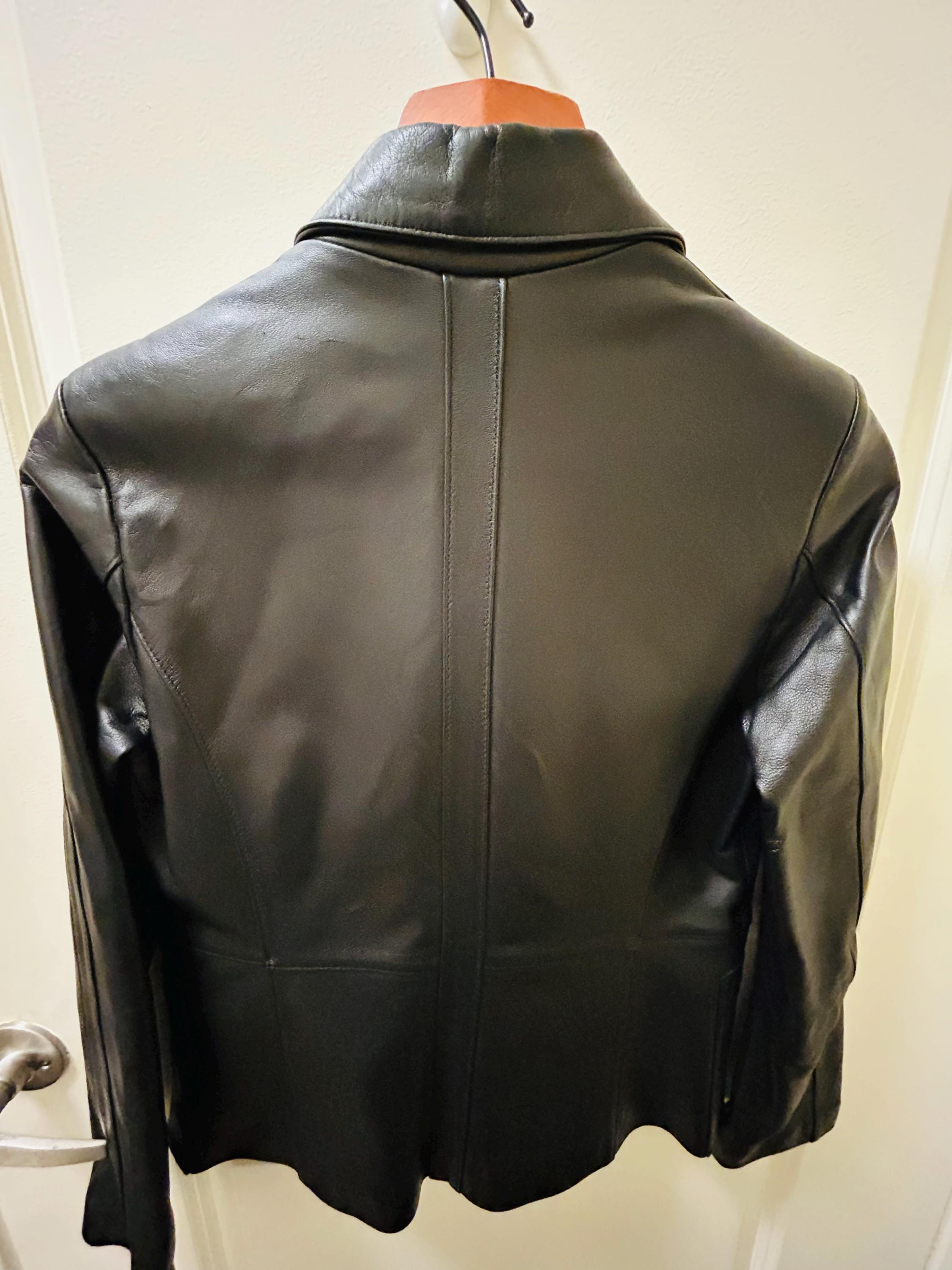 Giorgio Armani Classico Fit Vintage Leather Jacket - Etsy