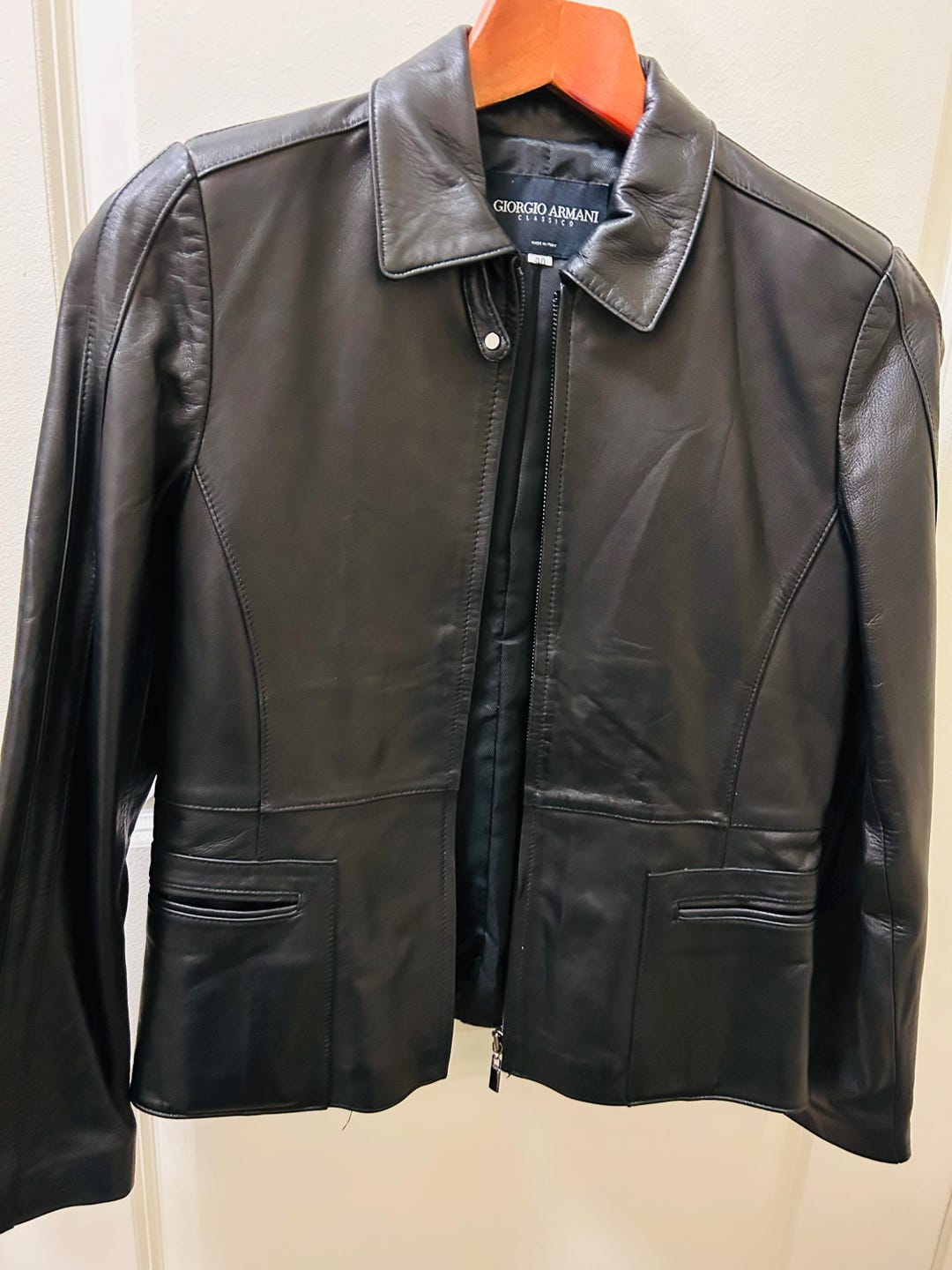 80s GIORGIO ARMANI　Classical Jacket 1980s Giorgio Armani - Mani - Dark Gray Wool Single Breasted Suit