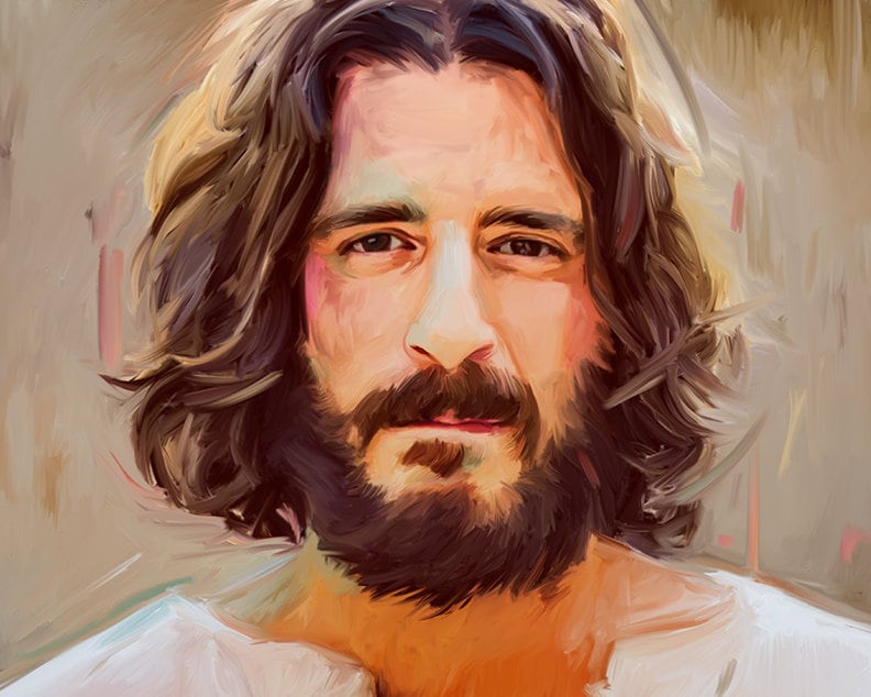 The Chosen Jesus Digital Painting Digital Download Jonathan Roumie Christian Art Jesus Painting