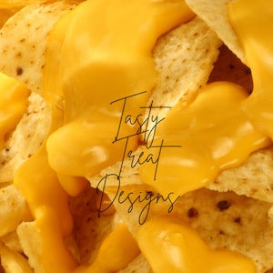 Premium Nachos and Cheese Digital Paper | 15x15 Inch | 300DPI | Jpg Png Pdf