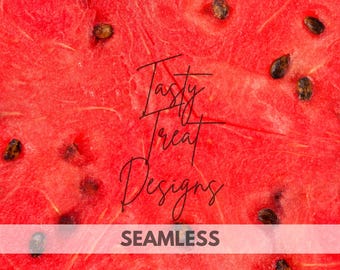 Watermelon Seamless Pattern | Realistic Digital Paper | Watermelon Repeating Pattern | 12x12" | Printable Food Background | JPG PNG | 300DPI
