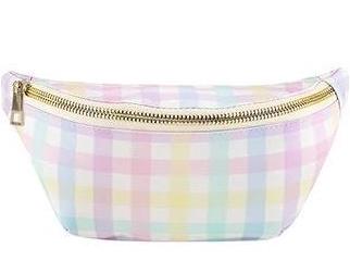 Coquette Belt Bag | Large Custom Crossbody Bag | Personalized Letter Fanny Pack with Bow | Custom Banana Bag