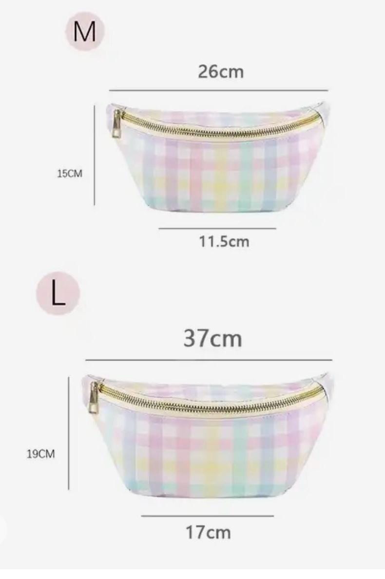 Coquette Belt Bag | Large Custom Crossbody Bag | Personalized Letter Fanny Pack with Bow | Custom Banana Bag