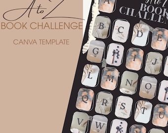 A to Z Book Challenge Template